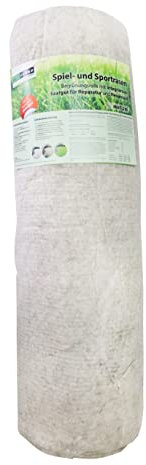 easygreen® Wollrasen® Tapis de semences d'herbe, 12 m², 1,20 x 10 m (l x L), alternative au gazon en rouleau, tapis de semences de gazon 100 % biodégradable, pose du tapis de gazon sans stress (12 m²)