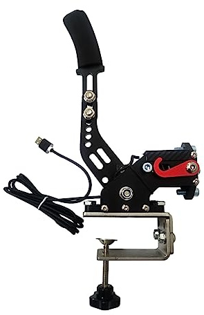 freno de mano, For juego de carreras G25 G27 G29 T500 T300 AG3506 USB Handbrake PC Windows (Color : Black)