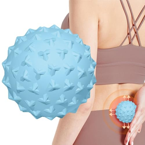 Palline massaggianti a punta per piedi, palla massaggiante per piedi, palla per massaggio ai piedi, massaggiatore per tessuti profondi per rilassamento miofasciale, palla per mobilità