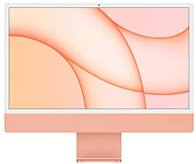 2021 Apple iMac con Processore Apple M1 (24-inch, 8GB RAM, 2TB SSD Storage) (QWERTY English) Arancione (Ricondizionato)