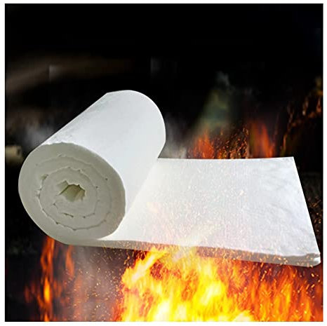 Rygcrud 20 mm Keramikfaser-Decke, Feuerfeste Isolierung Baffle, Bemessen Bis 2400 F, Für Industrie, Kessel, Pizzaöfen, Hausbrandkammer(61x80 cm)