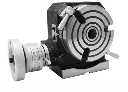 AMEHRU Indexing Vertical Dual-use Manual Turntable HV-8 Milling Machine Horizontal Indexing Plate Milling Machine Rotary Table Divider(Package 2)