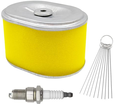 YGQ AFZE18 Luftfilter Kompatibel mit Honda GX160 GX200 GX140 5,5 PS 6,5 PS Motor Predator Hemi 60363 Coleman Ct200u Bt200x MB165 MB200 159cc 196cc 212 cc 17210-ZE1-505 mit Zündkerze F6RTC | 17210-ZE1-505 Luftfilter mit Zündkerze, passend für Predator Hemi 60363 Coleman Ct200u Bt200x MB165 MB200 159cc 196cc 212cc