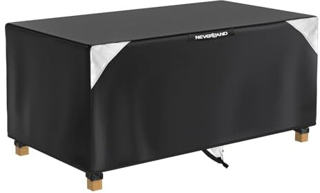 NEVERLAND Garden Furniture Covers - 242 x 182 x 100cm Outdoor Furniture Cover Waterproof Tear Resistant 420D Oxford Fabric Patio Furniture Covers, Garden Table Cover with Air Vent, Windproof Straps