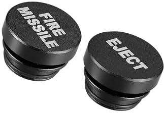 Motoforti Cigarette Lighter Plug Cover Socket Cap Black 2pcs | Long-lasting, Cigarette lighter socket cap