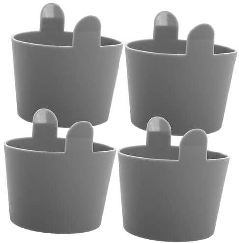 Tofficu Molde De Silicona Para Huevos Freidora De Aire 4 Unidades Resistente Al Calor Flexible Reutilizable Cocina Saludable