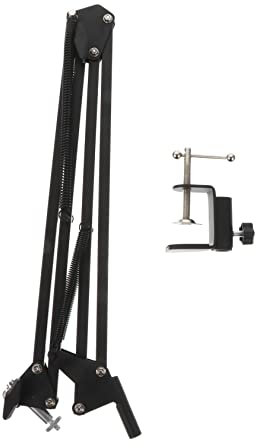 KOMBIUDA Soporte De Cámara Metálico Brazo Flexible Soporte para Cámara Web y Trípode Abrazadera para Estudio o Transmisión