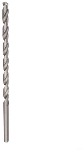 Extra Long 300mm HSS Drill Bits for Wood, Metal & Plastic High Speed Steel with Dual Groove Chip Evacuation (10mm)