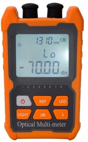 Tester per cavi in ​​fibra ottica, Tester For Cavi In ​​fibra Ottica Misuratore Di Potenza Ottica Portatile FC/SC/ST Tester For Fibra Con Interfaccia Universale Built-in 1Mw Visual Fault Locato Elevat