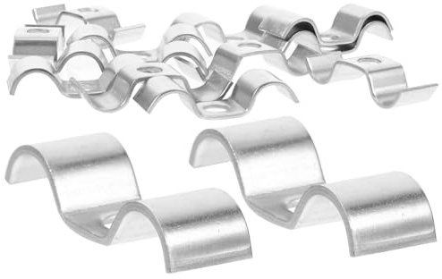 SEWACC 12 pièces Lot de Colliers de Serrage Tube Inox Type Robustes Fixation Sécurisée et Installation Rapide pour Usage Polyvalent
