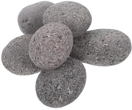 OFFSCH Pietre Laviche Naturali per Focolare Ventilazione Pietre Decorative in Vulcanica Riutilizzabili per Log a Gas e Paesaggistica Esterna Adatte a Bracieri e Riscaldatori da Patio