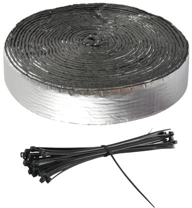 QUXVUIS Cinta aislante para tuberías, autoadhesiva, resistente al agua y a las heladas, para exteriores, para mantenimiento invernal.