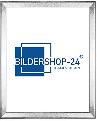 Bilderrahmen Prio schmal und modern in 35x45cm Silberglanz Vintage Silber Glanz Vintage ANTIREFLEX