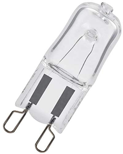 Nartel 10 Pack x G9 28w=40w Warm White 240V Dimmable 370 Lumen C Rated Safety Fused Eco Halogen Clear Bulbs Lamps Capsules