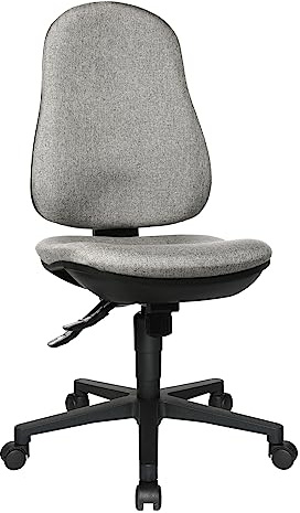 TOPSTAR Support SY Bürostuhl hellgrau | Made in Germany | Ergonomisch | Drehstuhl, Schreibtischstuhl | höhenverstellbar | Geprüfte Sicherheit nach GS-Intertek