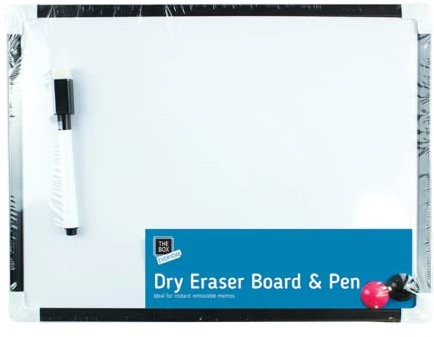 A4 Trocken Wischen Magnetisch Weißtafel Mini Büro Notice Memo Weiße Tafel Stift Radierer 2 Magnet