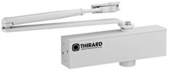 THIRARD - Ferme-Porte Automatique Hydraulique - Design - Force 2 à 4 - Blanc - Installation Facile - Réglage Vitesse - Finition Élégante - Adapté pour Toutes Portes