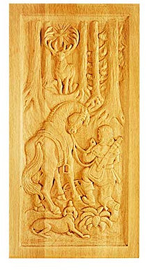 Deco-parisienne Panneaux MF764 en Bois Brut H: 635mm x L: 325mm x EP: 20mm
