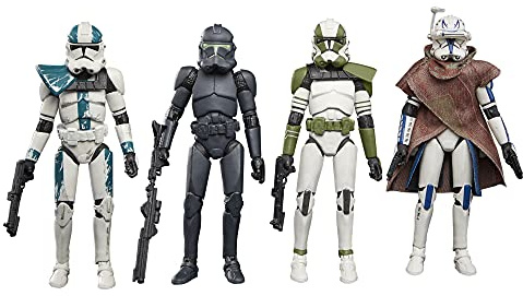 Star Wars The Vintage Collection The Bad Batch Sonder 4er-Pack, 9,5 cm große Action-Figuren, Spielzeuge für Kids ab 4 Jahren