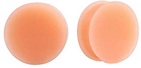 XINHE Flesh Tunnel Silikon - 2 Stück Ultra-Soft Voll-Silikon Klassisch Double Flared Tunnel oder Plug Punk Unisex,30mm