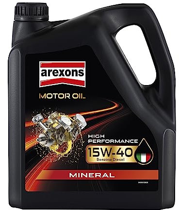AREXONS Olio Motore 15W40 4L Multigrade Formulazione Motori Moderni, Olio per Motori Universale Diesel, Benzina