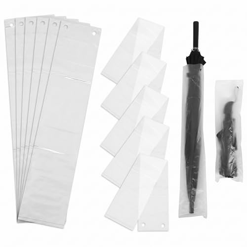 200 Pezzi Borsa Ombrello Sacchetto Dispenser Portaombrelli Borsa Organizer per Ombrelli Custodia per Ombrello Pieghevole Ombrelli Borse da Pioggia Monouso Ombrello Trasparente