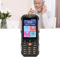 Cellulare Senior Robusto 4G LTE, Telefono Cellulare Sbloccato Android 7.0, Pulsante Grande / 18000 MAh/Torcia a LED/Suono Forte/Telefono con Chiamata Rapida, Piccolo (Nero)