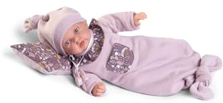 Muñecas Antonio Juan | Petit Blandito con Cojín | Cuerpo de Tela 27 cm | Ref. 12440 - Colección 2024