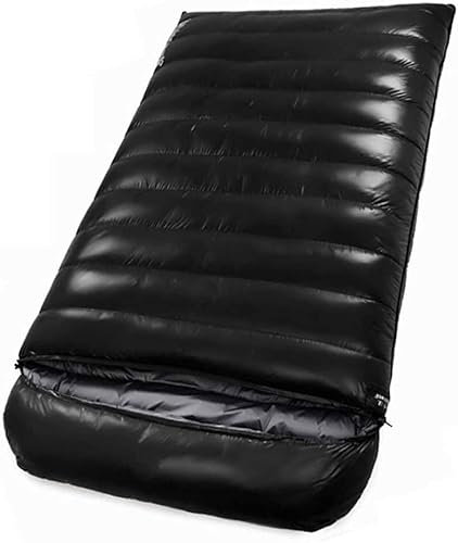 CCKUHN Ultraleichter Schlafsack, tragbar, wasserdicht, weiße Gänsedaunen, Camping-Doppelschlafsäcke, 13 ℃ ~ -20 ℃ Wetter, für Trekking, Camping, Outdoor-Überlebensausrüstung