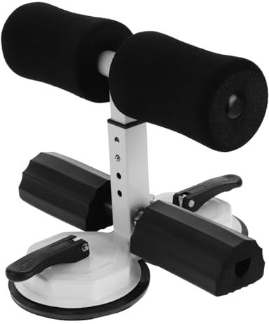 Milisten Hausgebrauch Ergonomische Sit-up Unterstützung Verstellbare Bauchmuskeltrainingsgerät Mit Saugnäpfen Für Effektive Fitnessübungen