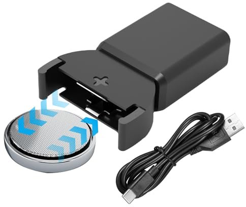 Caricabatterie per batterie a bottone - Caricatore USB per celle a bottone | Caricabatterie a bottone Caricabatterie a bottone con indicatore luminoso a LED | Caricatore universale per pile a bottone