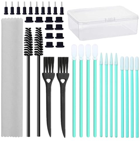 Kit de limpieza de puerto de carga para teléfono, juego de enchufe USB C y | limpiador de conector de auriculares, puerto de carga USB, de puerto de polvo, kit de limpieza de teléfono 56X para