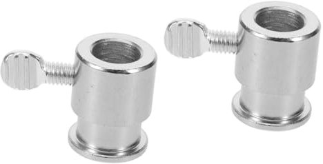 OKUMEYR 2 Pz Accessori Ricambio per rotisserie Ricambio per Grill boccola del girarrosto arresti dello spiedo riutilizzabili Tappi per aste per griglia elettrica Tappo dello spiedo Silver