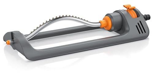 Brandson - Rasensprenger Viereckregner Rasensprinkler 3/4 Zoll - Garten Oszillations Regner – für gleichmäßige Flächenbewässerung – große Flächen bis zu 250 m²