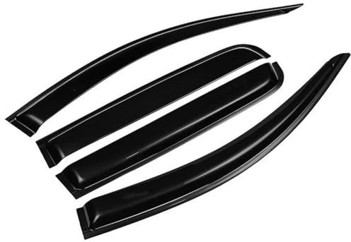 FTNANDYF Kfz-Heckscheiben Windabweiser Für VW Für Touran 5 Sitz 2006-2015 Auto Styling Zubehör Fenster Visier Deflektor Wetterschild Sonne Deflektor Seitenscheiben-Windabweiser