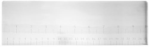 Hemobllo Raschietto per Torte Inossidabile con Scala Strumento per Decorare Torte Raschiare e Spalare Facile da Usare Dolci e Dessert