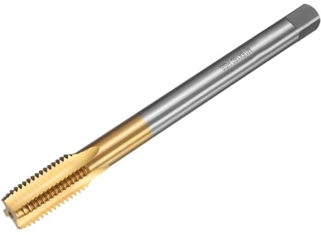 uxcell Metric Thread Tap M16 x 2 H2 160mm Straight Flute Screw Thread Milling Machine Taps Threading Tapping Repair Tool