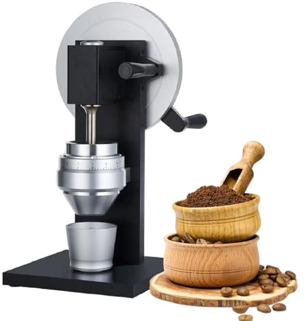 XEEAOFE Molinillo de Café de Muelas Cónicas - Ajustes de Molido Ajustables | Manual | Muelas Cónicas | Aleación de Aluminio y Acero, Molinillo de Café de Muelas Cónicas