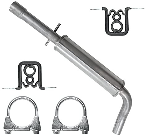POLMOstrow Auspuff für VW Golf 4 IV 1997-2006 | Mitteltopf, Motoren: 1.6 - 1.8 - 2.0 | Fließheck, Kombi