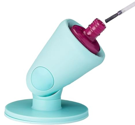 Soporte para botellas de esmalte de uñas con bisagra que no se puede volcar | Soporte antiderrames, soporte inclinado, accesorios de herramientas de uñas para artistas, pintura, pedicura