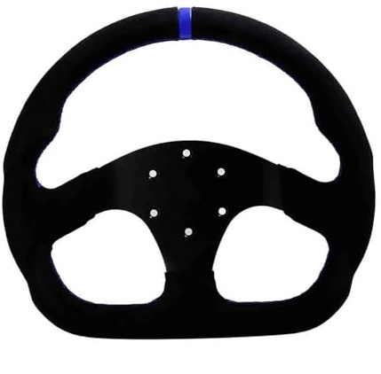 VAHAKKRMVM Volante PCD Universal 70 Mm Para Competición Karting Drift Simulación Carreras(AZUL)
