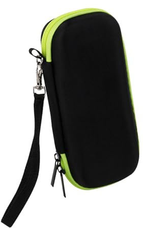 Generic Hard Case Electric Travel Bag Trimmer Organizer Portable Accessory Case Made of EVA Suitable for Transport, Black Yellow