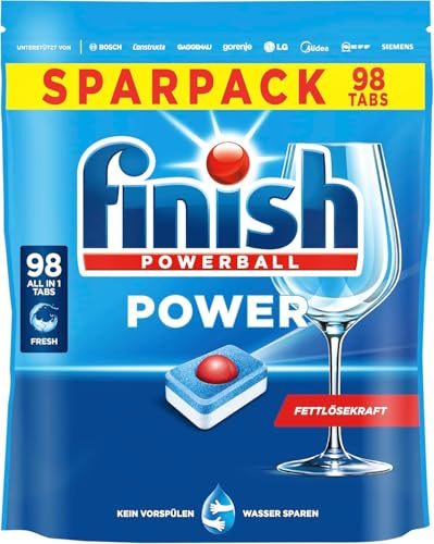 Finish Power Fresh Spülmaschinentabs, Sparpack, 98 Tabs