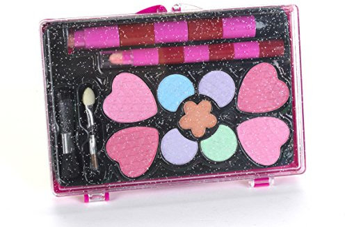 Theo Klein 5549 Kosmetik-Set I Inkl. Lidschatten, Rouge und Lipgloss I Maße: 15 cm x 1,5 cm x 10 cm I Spielzeug für Kinder ab 3 Jahren