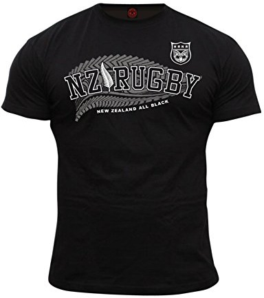 Dirty Ray Rugby New Zealand Camiseta Hombre KRB2