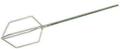 FRUSTA MISCELATORE 120X500 mm MESCOLATORE MALTA COLLA GAMBO ESAGONALE 8mm SIRIUS