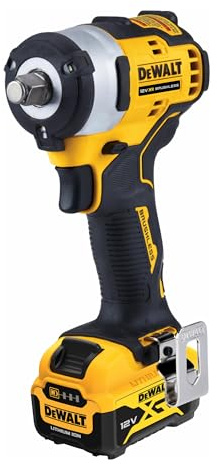 Llave Impacto sin escobillas XR 12V 1/2 340Nm con 2 baterías Li-Ion 5Ah y maletín TSTAK