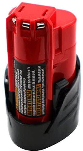 EMBRACESUN 3000mAH 18650 Banco de batería de energía MIL10.8A Batería de Iones de Litio 12V Reemplazo para Milwauk 12V Batería C12BX M12 48-11-2411