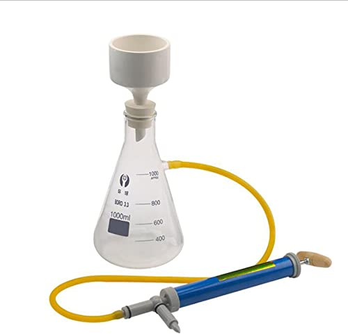 Tedixu Aparato de Embudo Buchner, Equipo de Embudo de filtración, Utilizado para succión al vacío, matraz Erlenmeyer, Laboratorio Educativo Escolar (Color : 250ml)