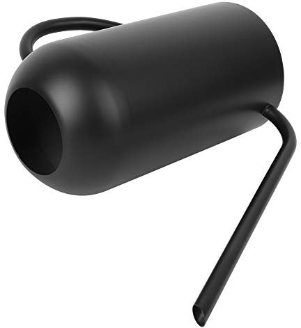 1.5L en Acier, Inoxydable Long Bec Arrosoir pour Jardin à arrosage Design Fleurs Plantes Outil D'irrigation Noir élégant de ponçage avec poignée Ergonomique d'irrigation